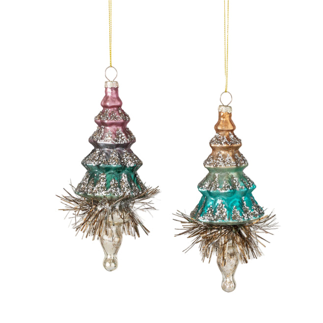 Vintage Tree Finial Ornament  | Putti Christmas Decorations 