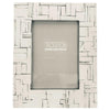 Tozai White and Grey Bone Photo Frames