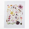 Pressed Flower Tea Towel - Winter