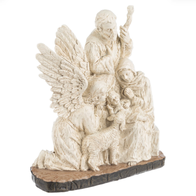 Woodcut Nativity Figurine | Putti Christmas Decorations 