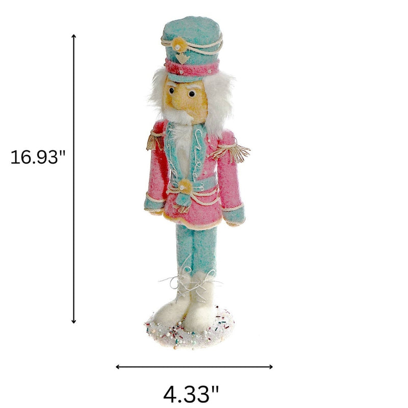 Wool Candy Nutcracker Figure | Putti Christmas Decorations 