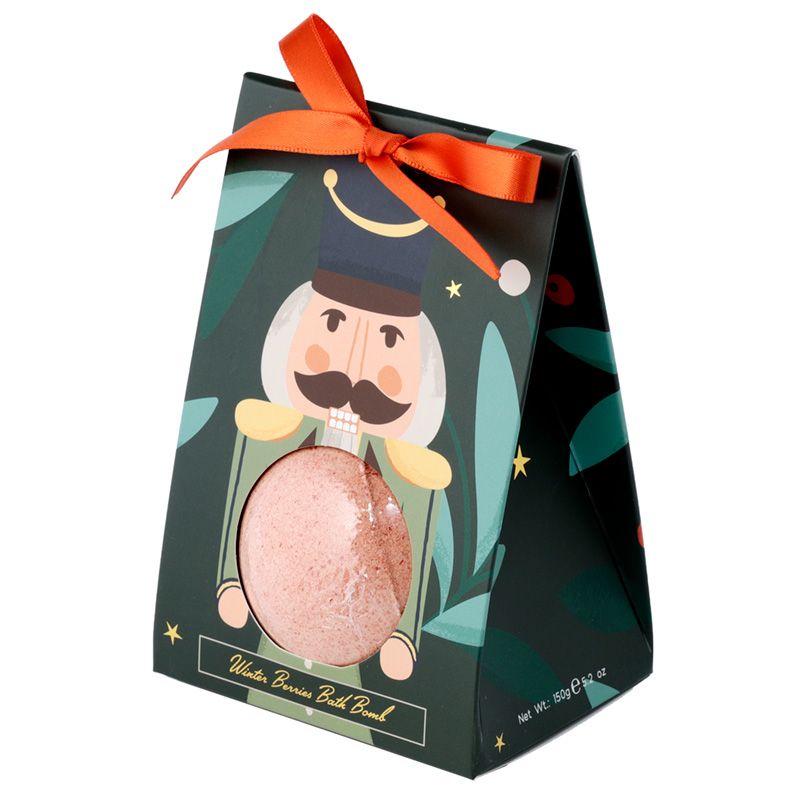 Christmas Nutcracker Bath Bomb in Gift Bag