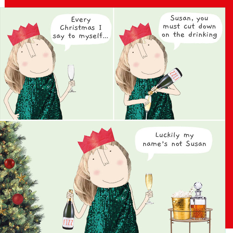 Christmas Susan Greeting Card | Putti Christmas Cards 