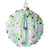 Aqua with Sprinkles Plastic Ball Ornament 80mm