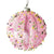 Pink with Sprinkles Ball Ornament 80mm