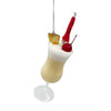 Pina Colada Cocktail Glass Ornament