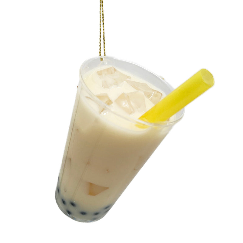 Boba Tea Glass Ornament | Putti Fine Furnishings 