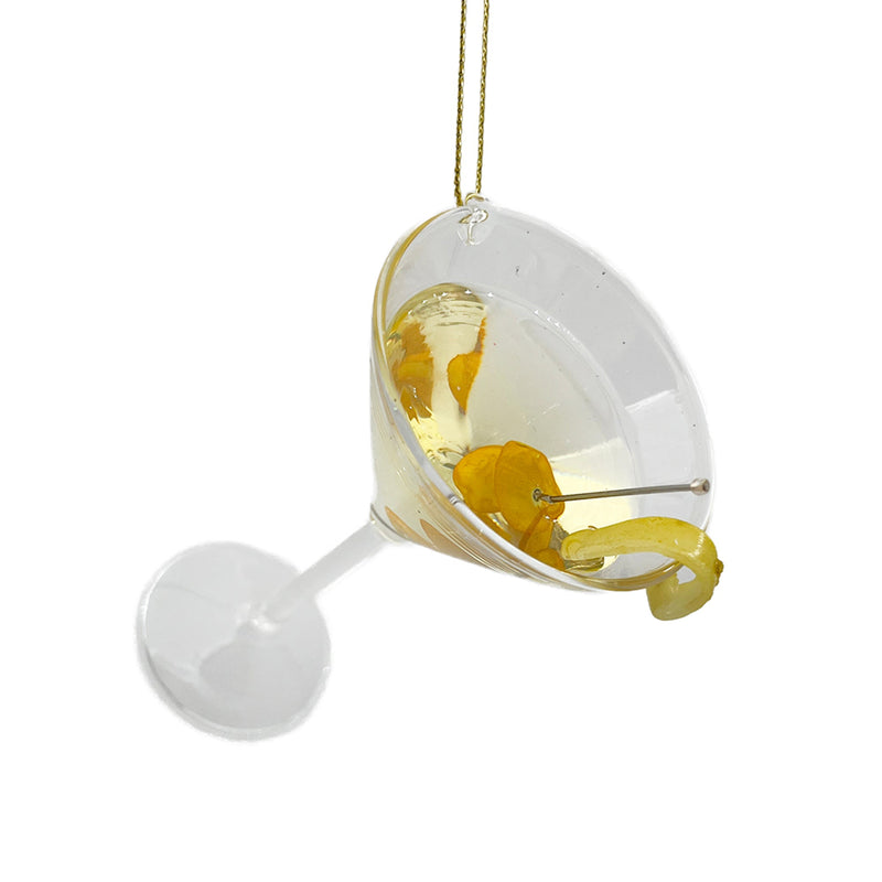 "Oliver Twist" Martini Glass Ornament | Putti Fine Furnishings 
