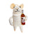 Mouse with Wine Bottle Felt Ornament
