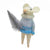 "Iced Blue Barry" Felt Mouse Ornament