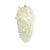 Ivory Glitter with Pearls Pinecone - Medium | Putti Christmas Decorations 