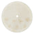 Ivory Velvet Tree Skirt with Gold glittered Snowflakes | Putti Christmas Decorations 