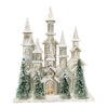 Large Wooden Village Houses with LED Snow and Trees