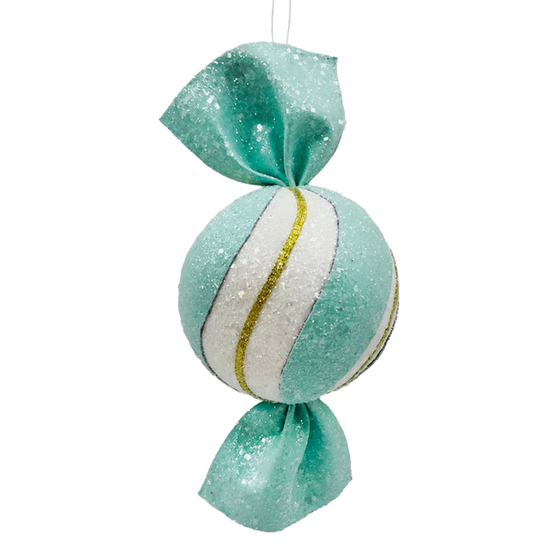 Swirled Candy Ornament - Mint  | Putti Christmas Decorations 