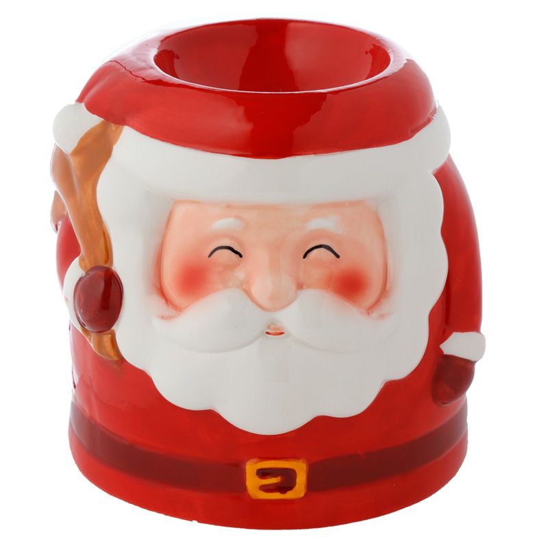 Santa Shaped Christmas Holidays Ceramic Oil Burner