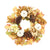 Fall Wreath with Pumpkins Acorns and Hydrangea