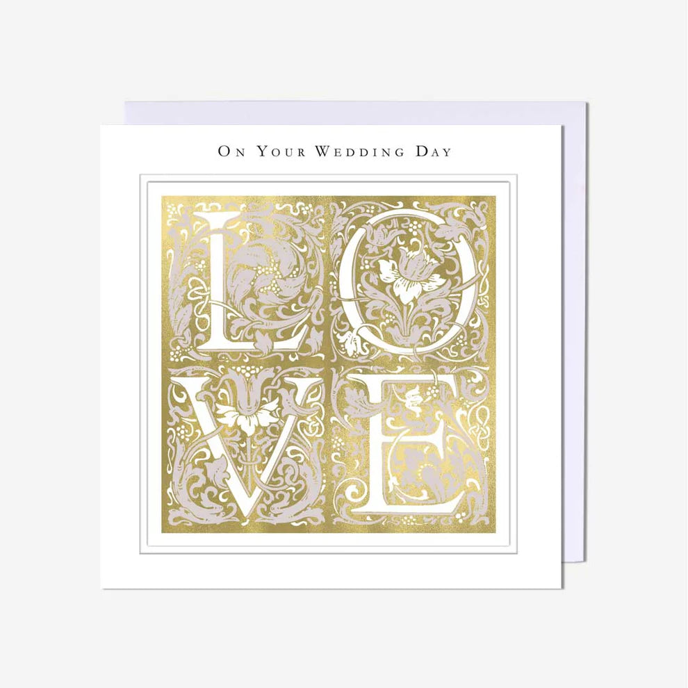 "Love" On Your Wedding Day William Morris Card