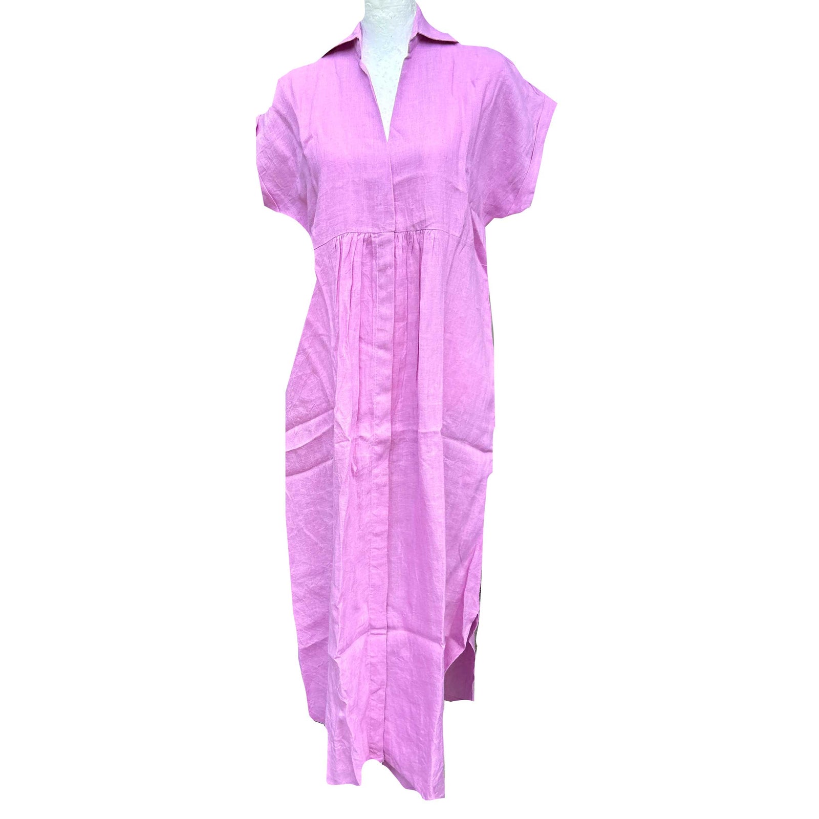 Rosehip Design Kate Linen Dress - Lilac