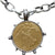 French Angel Medalion Coin Necklace