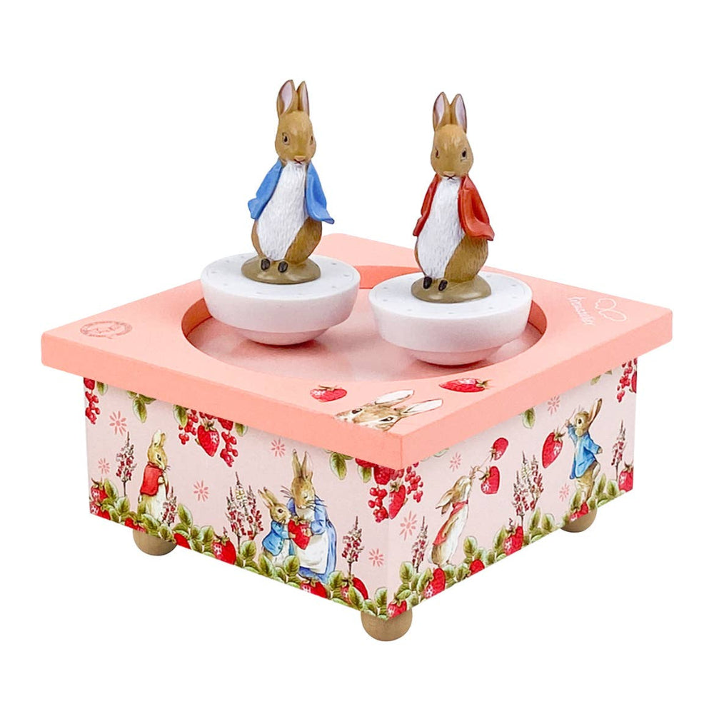 Peter Rabbit Strawberries Dancing Music Box