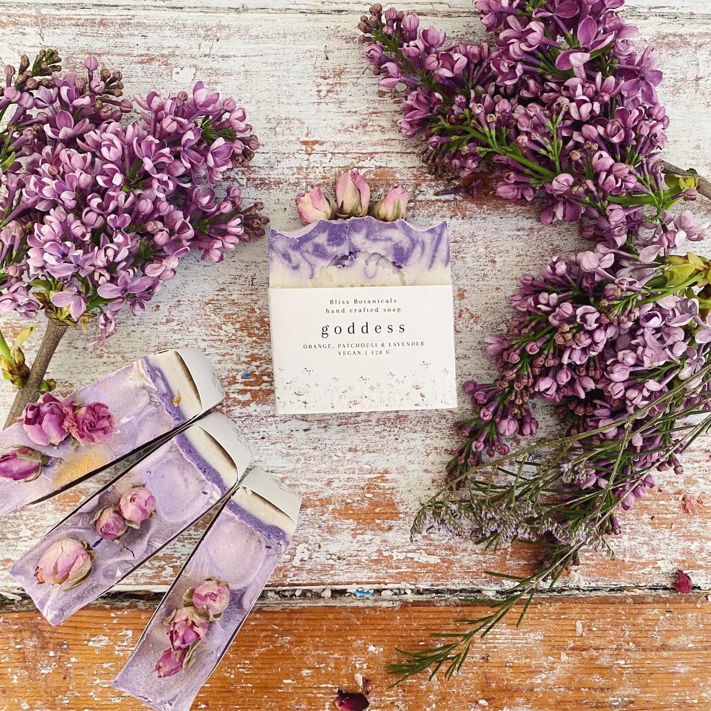 Bliss Botanicals "Goddess Soap" Orange, Patchouli & Lavender