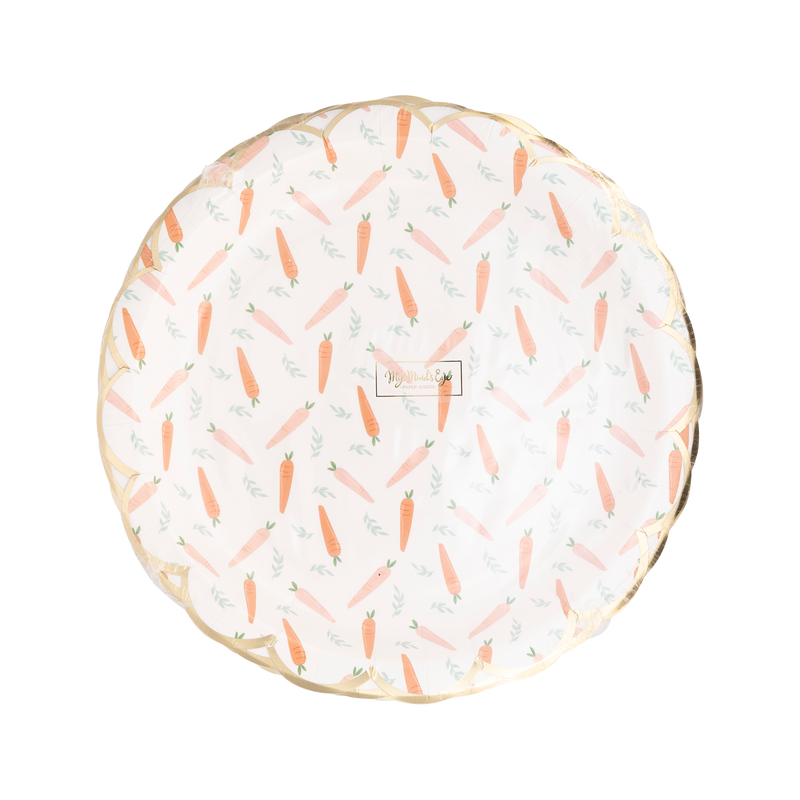 Carrot Paper Plates