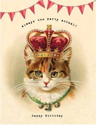 Happy Birthday Always the Party Animal  Greeting Card