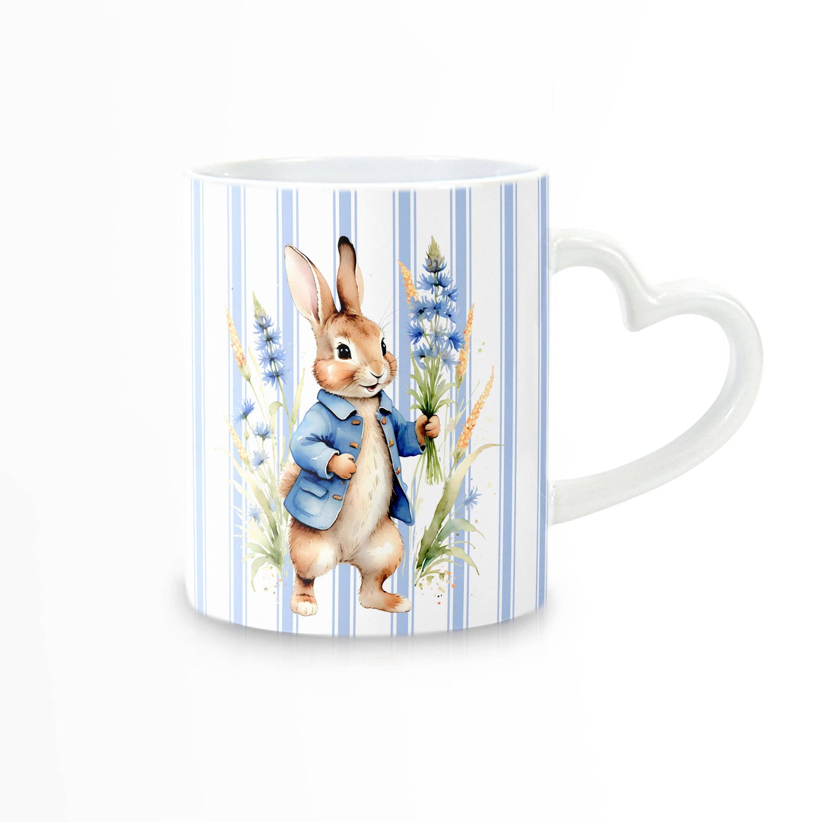 Peter Rabbit Blue Stripe Mug