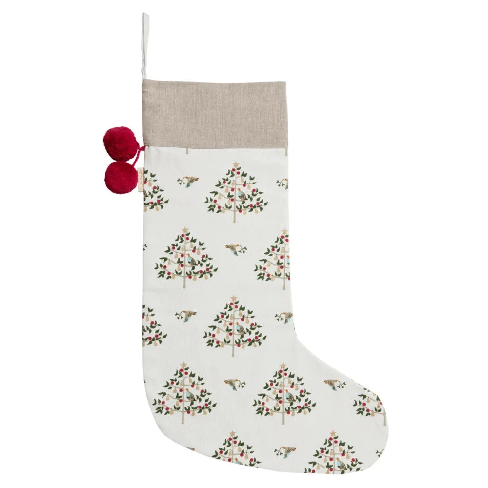 Partridge in a Pear Tree Christmas Stocking | Putti Christmas Decorations 