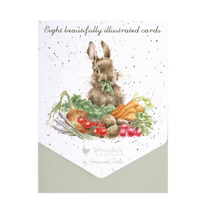 Wrendale "Grow Your Own" Rabbit Note Card Pack | Putti Fine Furnishings 
