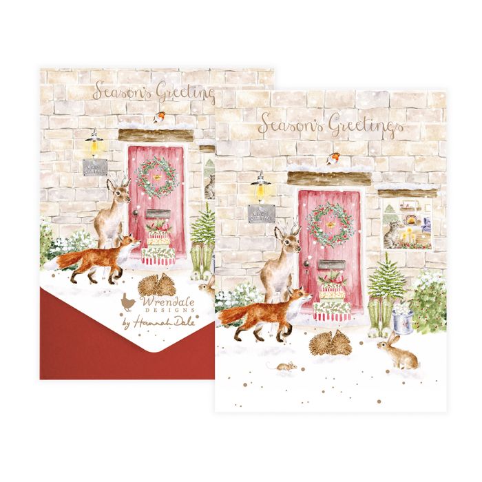 The Christmas Cottage Woodland Animal Christmas Card Pack