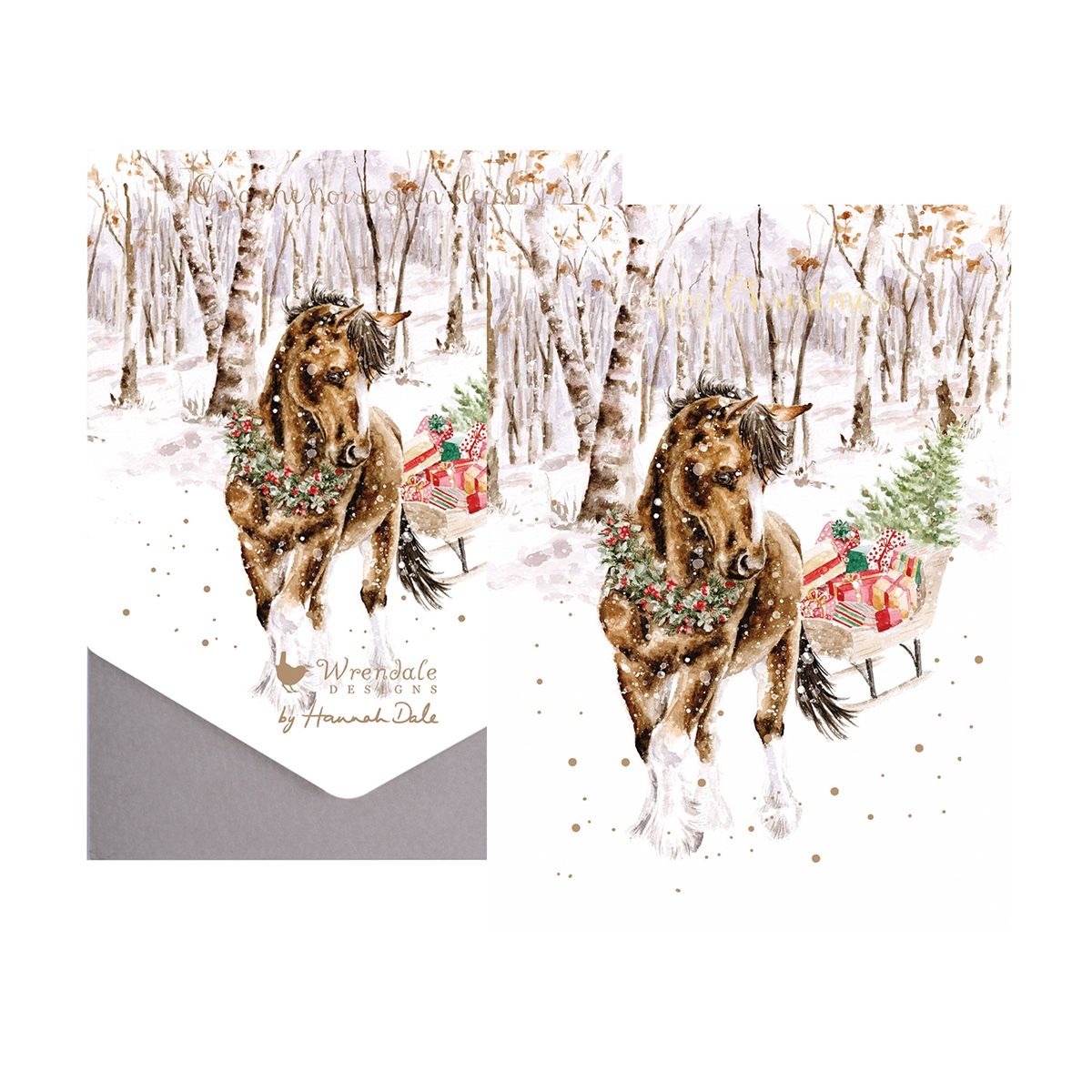 Snowy Sleigh Ride Christmas Card Pack