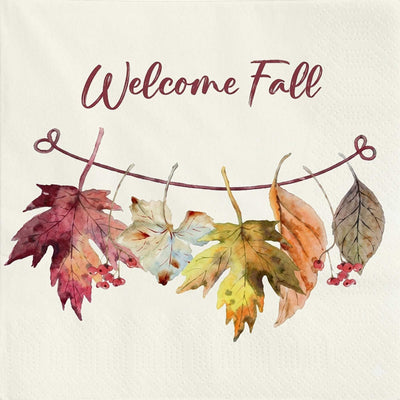 "Welcome Fall" Lunch Napkin