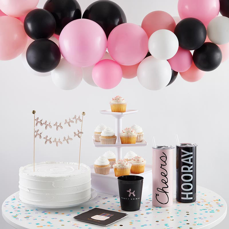 Balloon Dog Garland Cake Topper