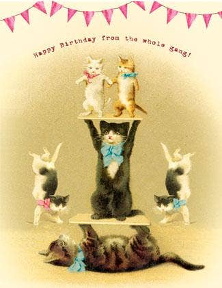 Happy Birthday from the Whole Gang Greeting Card