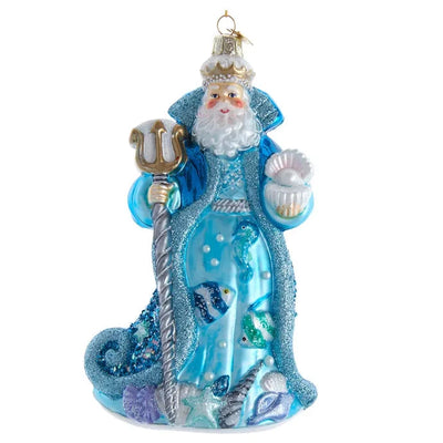 Kurt Adler Bellissimo Under the Sea Glass Santa | Putti Fine Furnishings