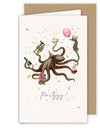 "Partyyy!" Octopus Greeting Card