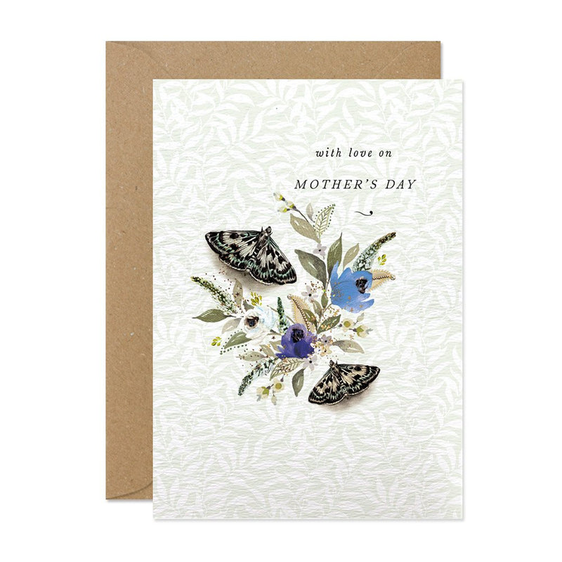 "With Love on Mother's Day" Butterfly Greeting Card
