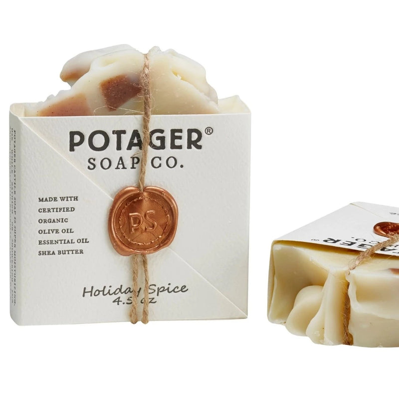 Potager Soap Company Handmade Organic Soap - Holiday Spice