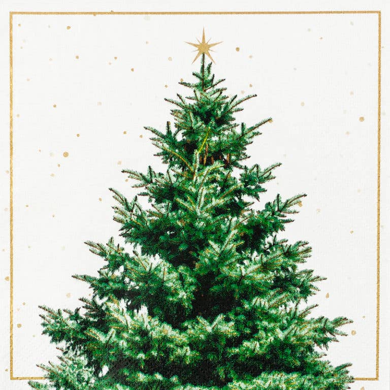 Fir Tree Paper Lunch Napkins