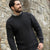 Inis Mor Aran Crew Neck Sweater - Charcoal | Putti Fine Fashions 