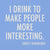 "More Interesting" Cocktail Napkin