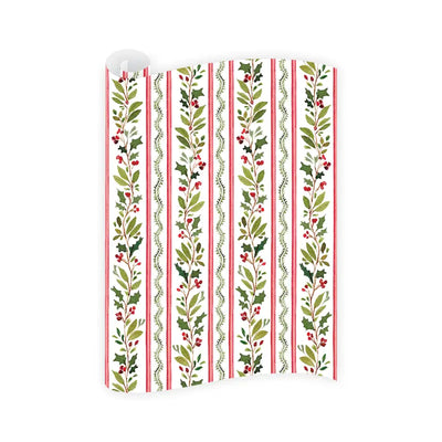 Dogwood Hill Holly Vine Wrapping Paper Roll | Putti Christmas