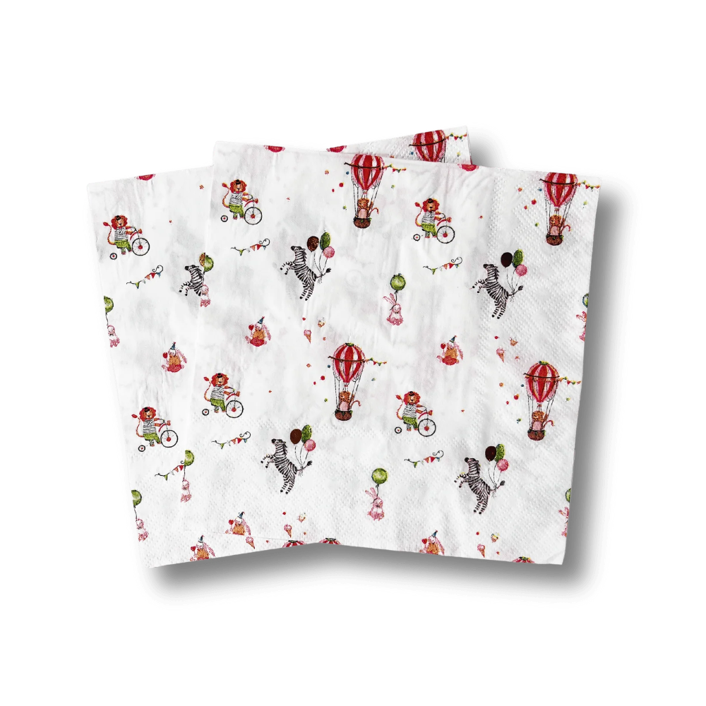 Josi James - Carnival Napkins Large | Putti Party Supplies 