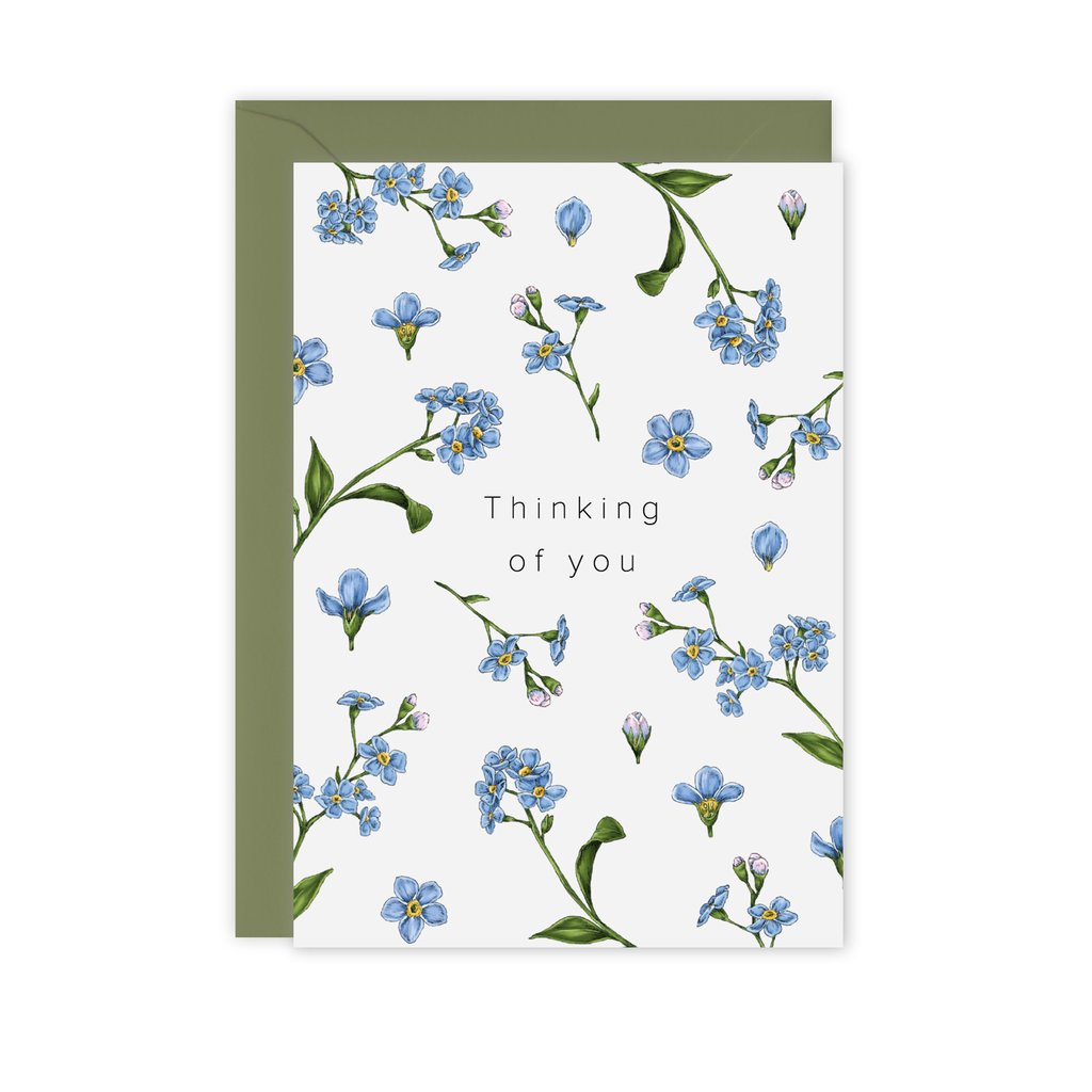 Champ De Fleur "Thinking of You" Greeting Card | Putti Fine Furnishings 