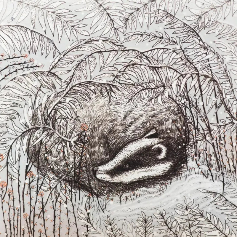 Badger Greeting Card  | Putti Fine Furnishings 