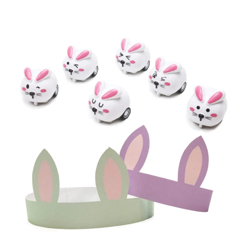 Caspari Bunny and Carrots Cone Crackers | Putti Easter Canada 