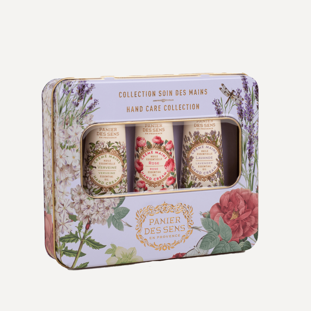 Panier des Sens Hand care gift set - Verbena, Rose, Lavender 3 x