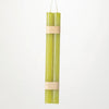 Vance Kitra Timber Taper Candle set of 2 - Green