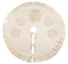 Natural Cotton Tufted Angel Tree Skirt